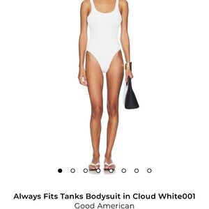 Good American Cloud White Bodysuit